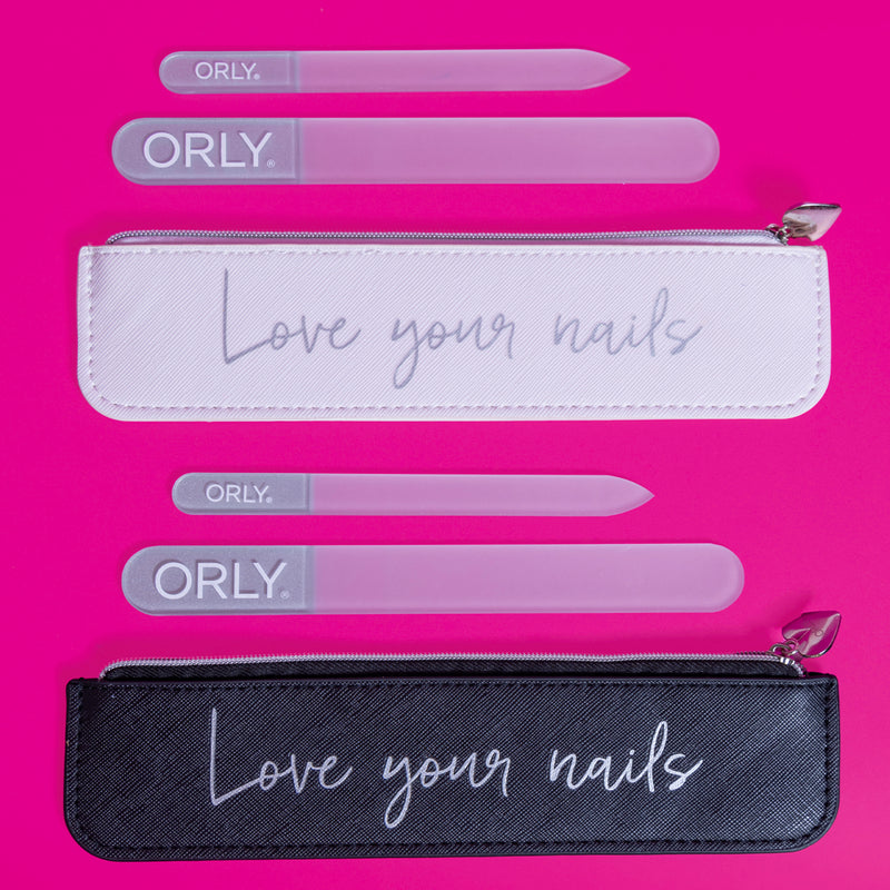 ORLY File Set Duo With Black 'Love Your Nails' Case