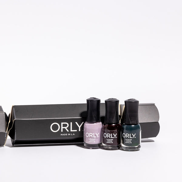 ORLY Christmas Cracker - Second Hand Jade, Naughty, November Fog