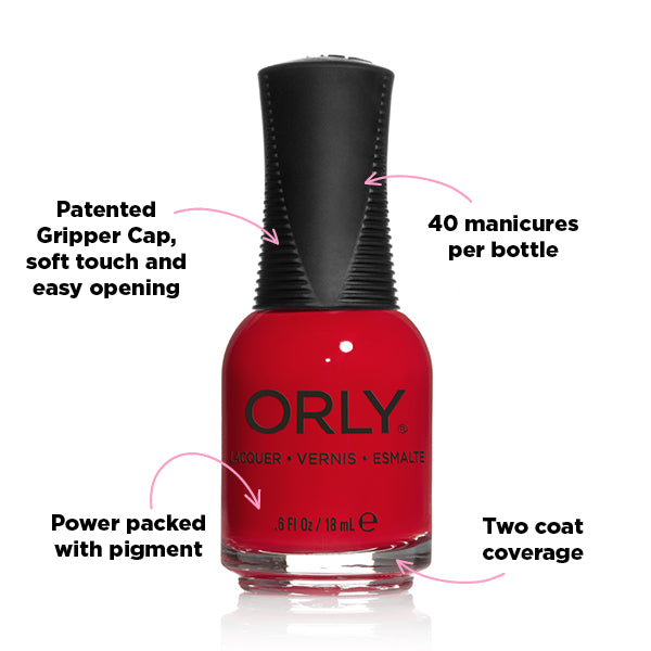 ORLY Haute Red Nail Polish 18ml